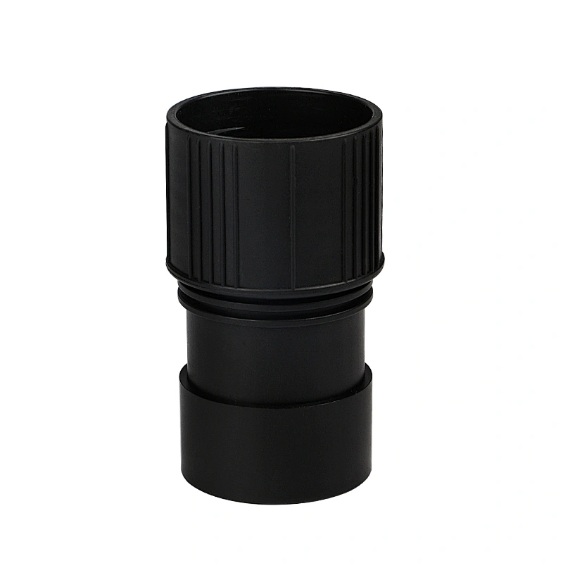 black vacuum cleaner connector inner diameter 40mm ABS plastic connector for industrial vacuum cleaner hose