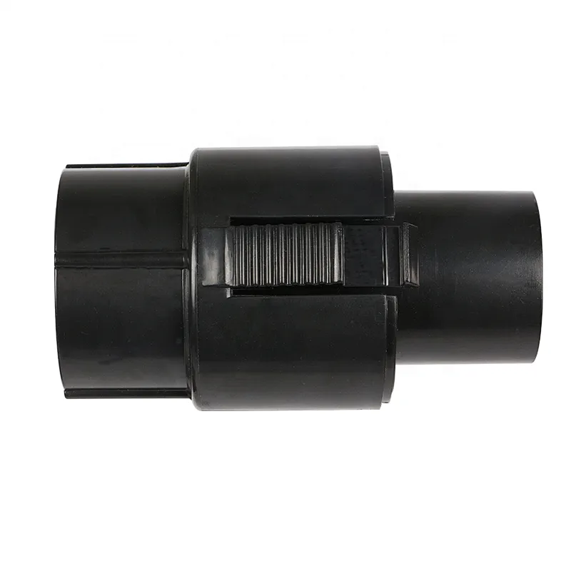 Good Quality PP Plastic  Black Vacuum Cleaner Hose Connectors For Plugging  In the Vacuum Host Interface