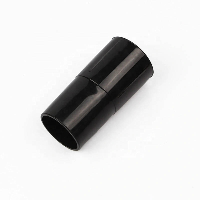 Black Vacuum Cleaner Outer Diameter 38mm ABS Plastic Connector for All Household Industrial Hoses