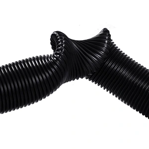 inner diameter 80mm black pvc electrical hose with high flexible EVA vacuum cleaner of household cleaning