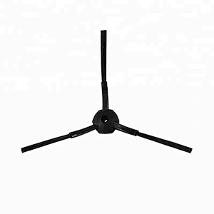 High Quality Solid PP Flocking Black CR120 Three Arms Side Brush X500 X580 KK8 Robot Parts Vacuum Cleaner Parts