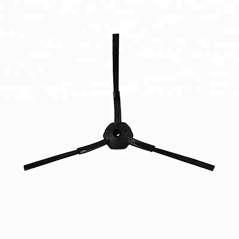 High Quality Solid PP Flocking Black CR120 Three Arms Side Brush X500 X580 KK8 Robot Parts Vacuum Cleaner Parts