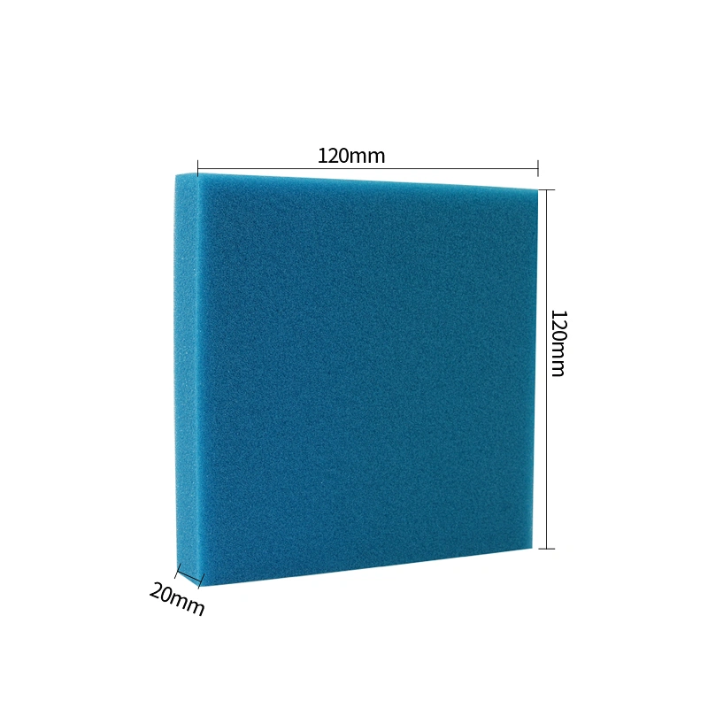 Replaceable Size120*120*120mm Blue Sponge Square FC58 series Vacuum Cleaner Filter