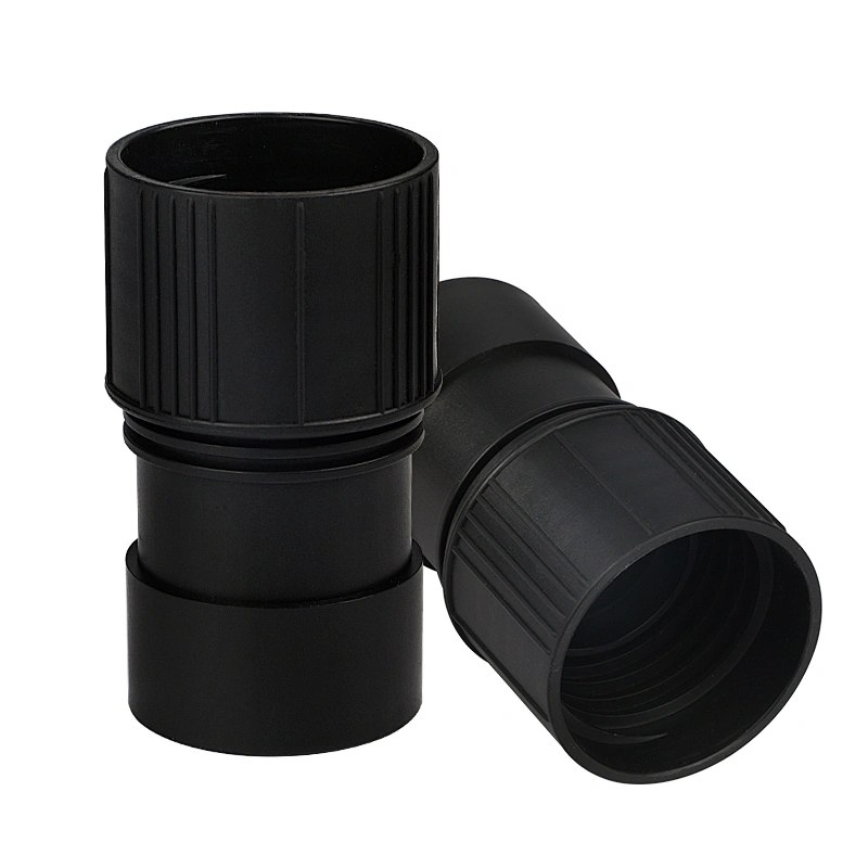 black vacuum cleaner connector inner diameter 40mm ABS plastic connector for all flexible vacuum cleaner hose