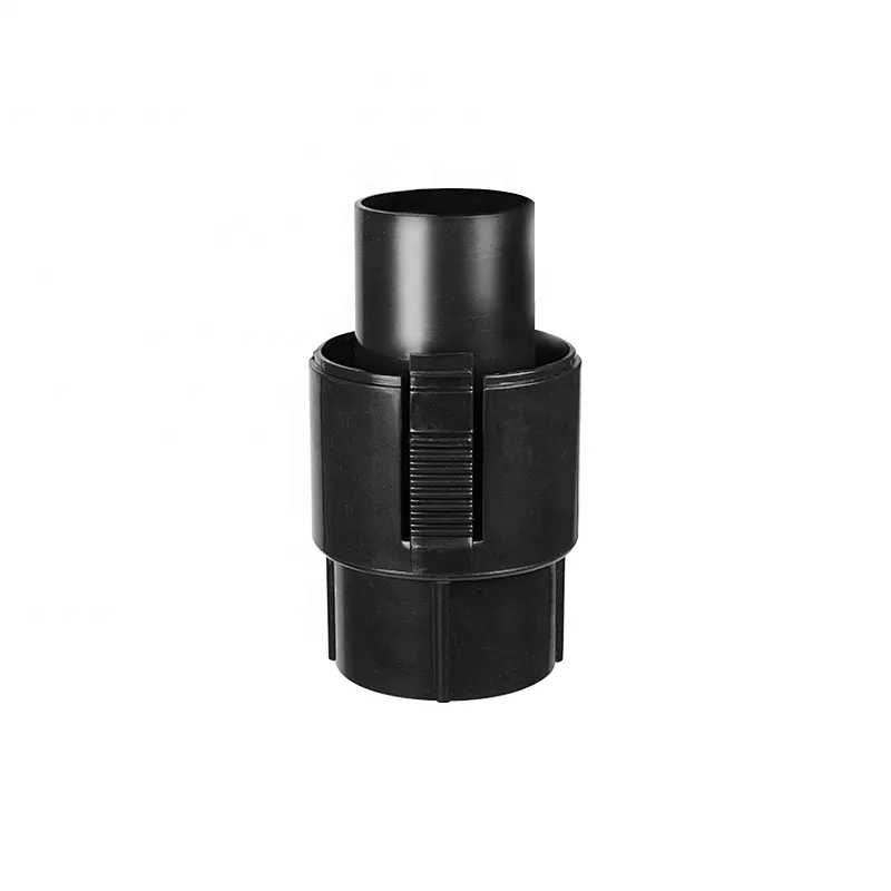 Good Quality PP Plastic  Black Vacuum Cleaner Hose Connectors For Plugging  In the Vacuum Host Interface