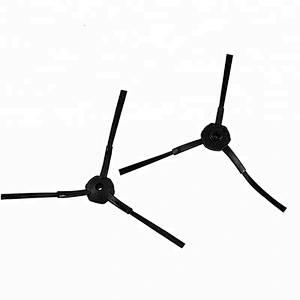 High Quality Solid PP Flocking Black CR120 Three Arms Side Brush X500 X580 KK8 Robot Parts Vacuum Cleaner Parts