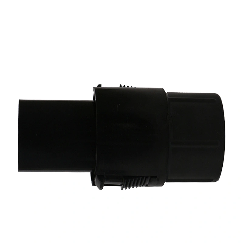 black vacuum cleaner connector inner diameter 40mm outer diameter 35mm ABS plastic connector for vacuum cleaner hose
