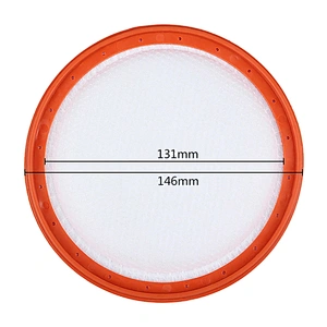 home appliance 110 mm 128mm orange and white vacuum cleaner filter cotton replacement for C3