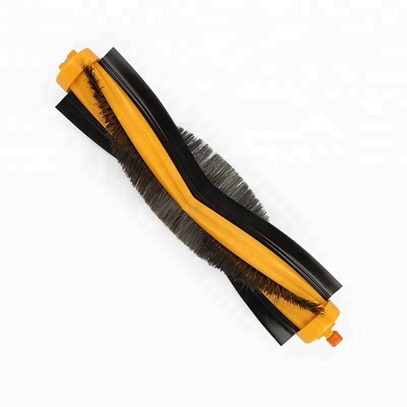 Household Flexible Yellow Plastic Flexible Bristle Brush For Robot Vacuum Cleaner Part