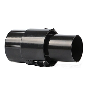 black vacuum cleaner connector inner diameter 40mm outer diameter 35mm ABS plastic connector for vacuum cleaner hose