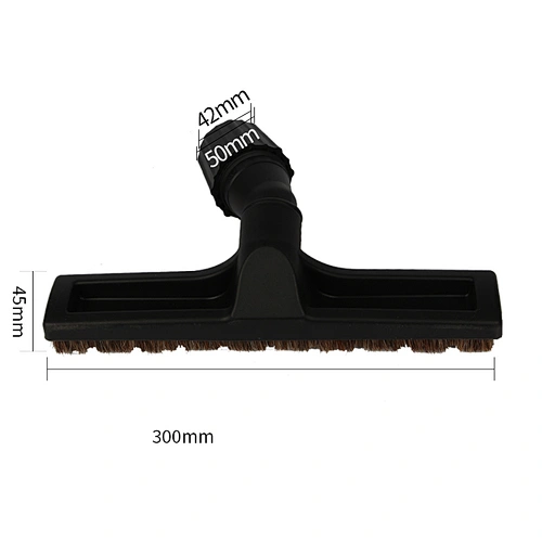 Vacuum cleaner parts horse hair floor cleaning brush with wheels