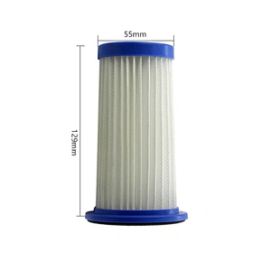 FC 82 Series Vacuum Cleaner Parts High Efficient Round White Air Hepa Filter 55*129mm