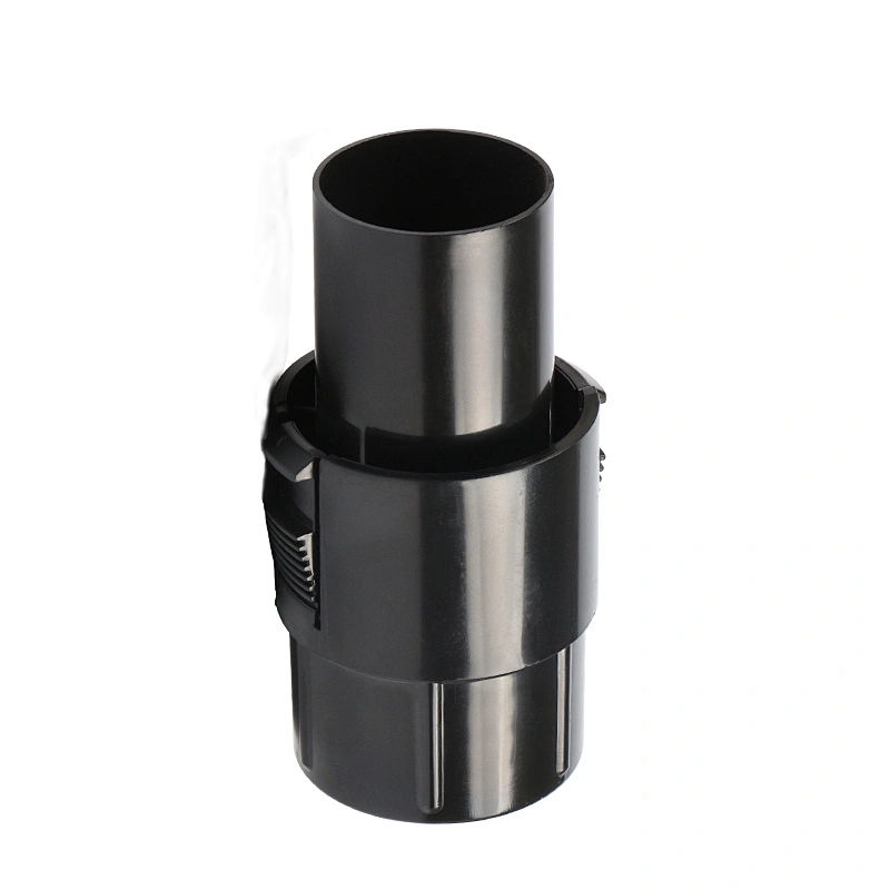 black vacuum cleaner connector inner diameter 40mm outer diameter 35mm ABS plastic connector for vacuum cleaner hose