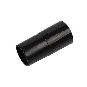 Black Vacuum Cleaner Outer Diameter 38mm ABS Plastic Connector for All Household Industrial Hoses