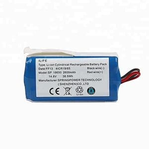Robot Vacuum Cleaner Battery,14.8v Vacuum Cleaner Battery,2600mAh Vacuum Cleaner Battery