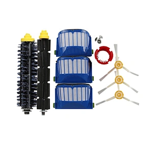 robot vacuum cleaner accessories kit side brush*5/hepa filter*4/a pair of main brush for 600 series