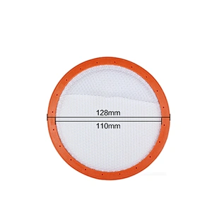 high efficient 110*128mm white non-woven filter cotton to filter air vacuum cleaner parts hepa filter