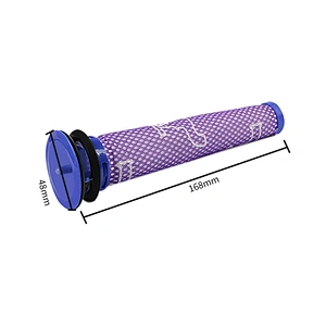high efficient 1 pcs 168*48 white filter cotton to filter air the original of vacuum cleaner part filter cotton V7