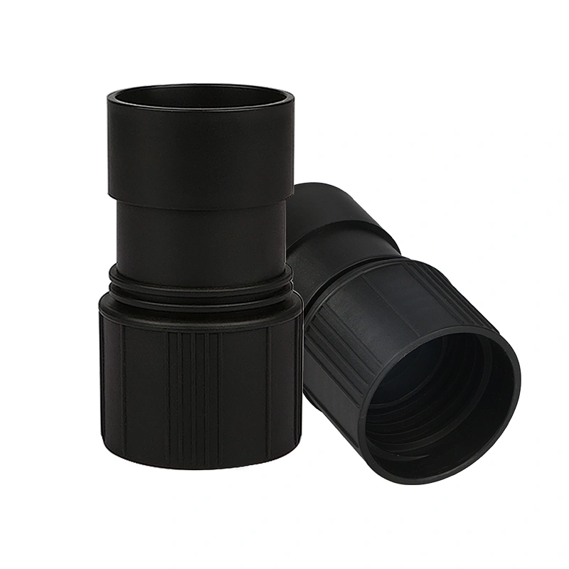 black vacuum cleaner connector inner diameter 40mm ABS plastic connector for all flexible vacuum cleaner hose