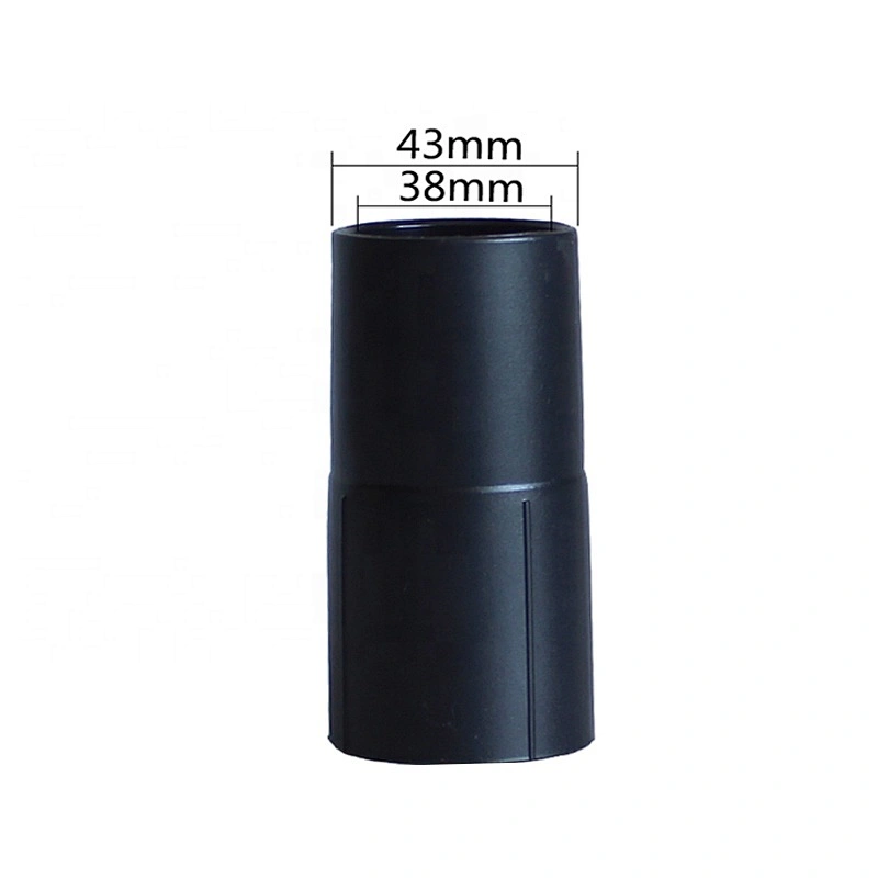 Black Vacuum Cleaner Outer Diameter 38mm ABS Plastic Connector for All Household Industrial Hoses
