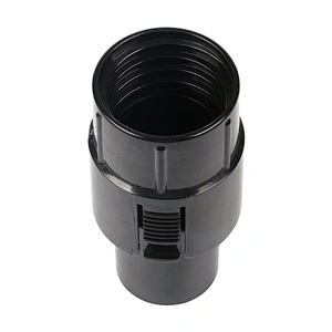 black vacuum cleaner connector inner diameter 40mm outer diameter 35mm ABS plastic connector for vacuum cleaner hose