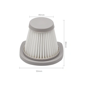 white filter cotton to filter air vacuum cleaner parts hepa filter