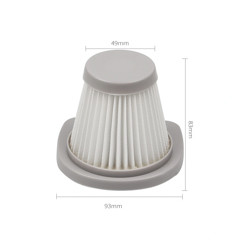 white filter cotton to filter air vacuum cleaner parts hepa filter