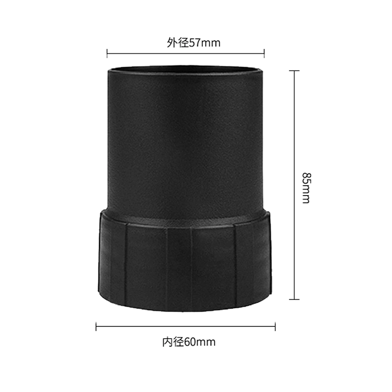 ABS high quality black vacuum cleaner parts industry vacuum cleaner attachment fit to inner diameter 50mm hose