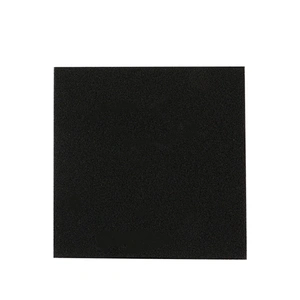 Size 110MM*110MM*10MM Square Black Washable For Recycling Flexible Vacuum Cleaner Filter Cotton