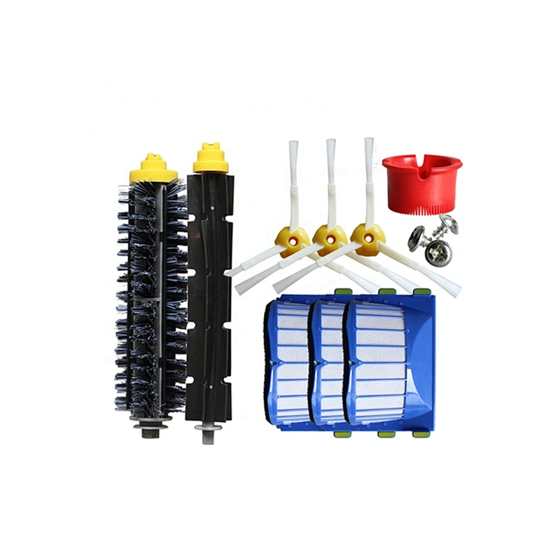 robot vacuum cleaner accessories kit side brush*5/hepa filter*4/a pair of main brush for 600 series