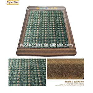 factory price vital rays negative ions mat jade heating massage bed mattress