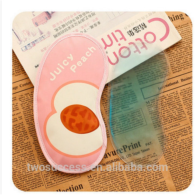 High Quality Soft Eye care hot cold cooling Sleeping compress eye mask with gel pad