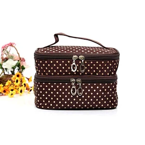 2017 New Portable Hanging Organizer Bag Foldable Cosmetic Makeup Case Storage Traveling Toiletry Bags