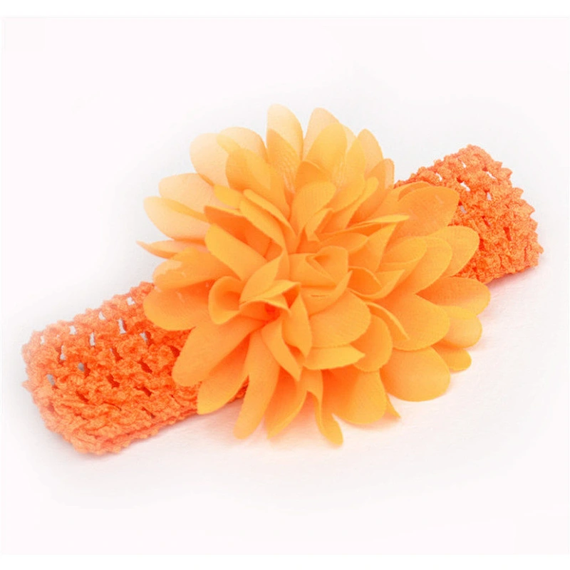 10cm Fashion Handmade Chiffon Hairbands/Various Types of Hair  Tie Bands for Baby Girl