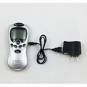 Blue Black LCD Display Digital Therapy 2 Channels Mini Smart Electronic Pulse Massager