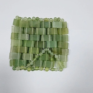 High Quality Xiuyan Jade Green Sleep Cooling Threapy Jade Eye Mask