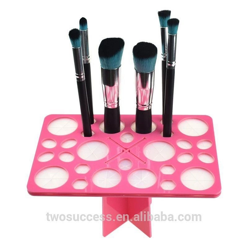 2016 foldable makeup brush tool Dryer Holder hang dry cosmetic