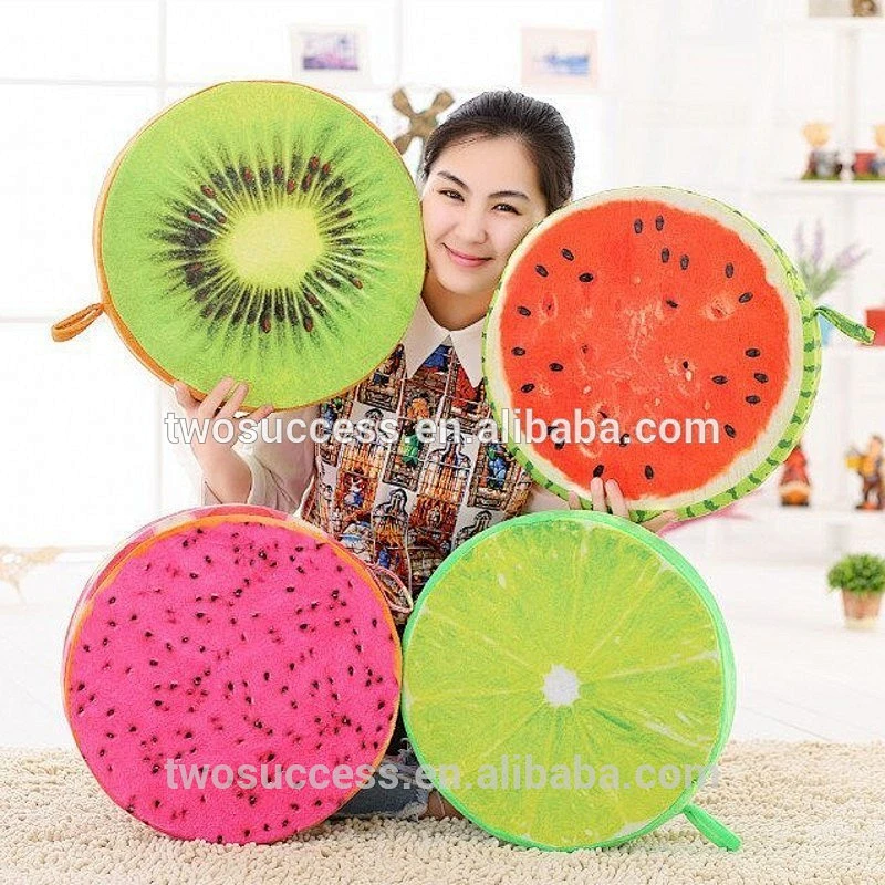 3D orthopaedic memory foam fruit pillow breathable seat cushion