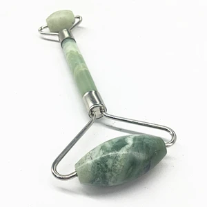 Natural Jade Gua Sha Scraping and Facial Roller Jade Stone Massage Set