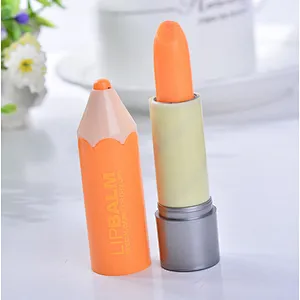 2017 New shape plastic good quality moisturizing lipstick pen lip balm pencil