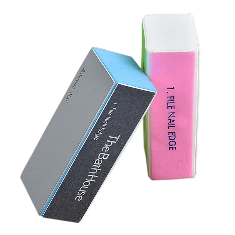 Personalized Nail Polishing Sponge Block 4 Sides Polish Sanding Shiner Sponge File