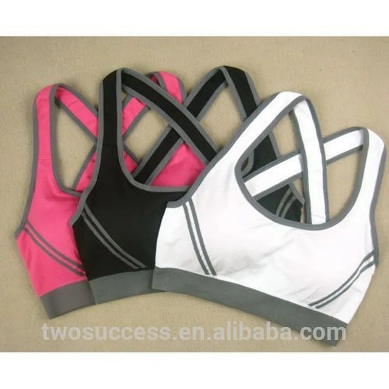 Factory selling Sexy Fitness and Yoga Wear women custom Fashion Seamless Sports Bra