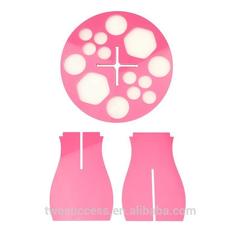 2016 foldable makeup brush tool Dryer Holder hang dry cosmetic