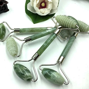 Double Head Anti Aging Facial Massage Jade Roller Face Slimming Beauty Tool Massager