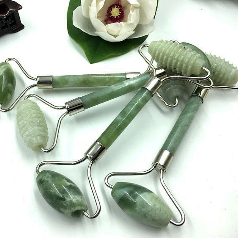 Double Head Anti Aging Facial Massage Jade Roller Face Slimming Beauty Tool Massager