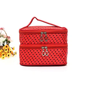 2017 New Portable Hanging Organizer Bag Foldable Cosmetic Makeup Case Storage Traveling Toiletry Bags