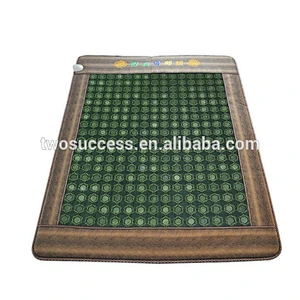 factory price vital rays negative ions mat jade heating massage bed mattress