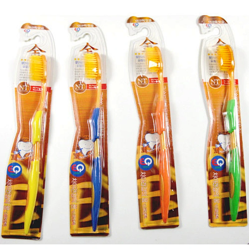 High Quality Eco-Friendly 19cm  Bamboo Charcoal Toothbrush