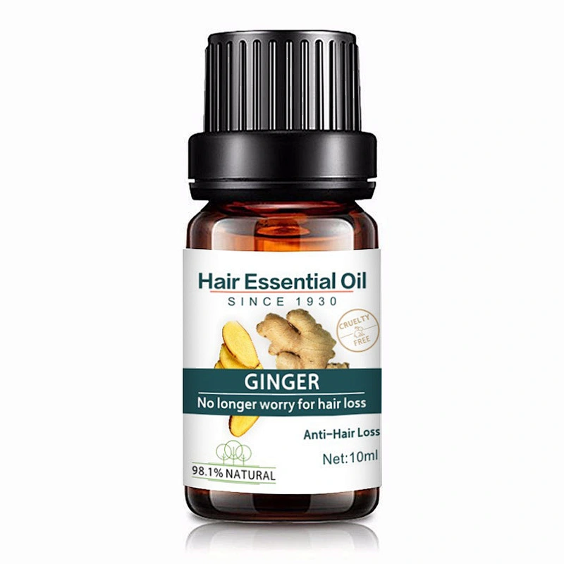 Amazon Hotselling OEM 10ml Ginger Hair Growth Esseential Oil