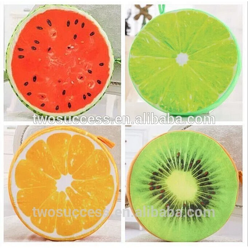 3D orthopaedic memory foam fruit pillow breathable seat cushion